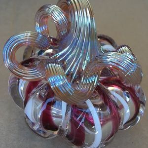 Glass blown pumpkin